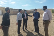 بازدید صادقی صفا بخشدار مرکزی از روستای باغچه