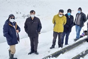 بازدید بخشدار مرکزی از عملیات انتقال گاز آقکند به آلمالو