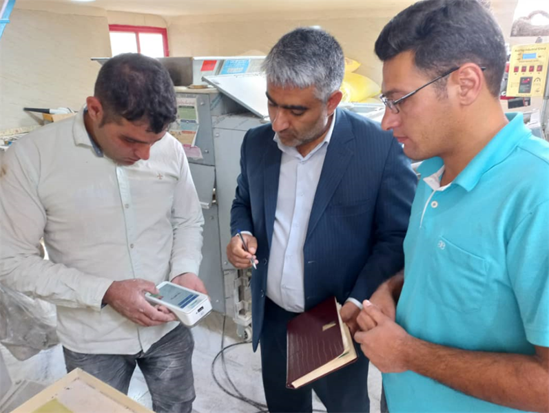 بازدید میدانی بخشدار مرکزی از وضعیت و کیفیت پخت نان در شهر ماه نشان و روستاهای تابعه