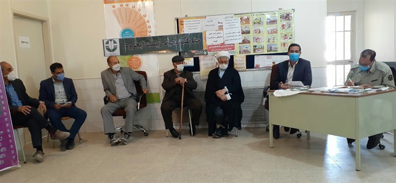 برگزاری جلسه مدیریت پسماندها روستای سعید آباد