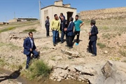 بازدید بخشدار مرکزی از روستای قره سعید