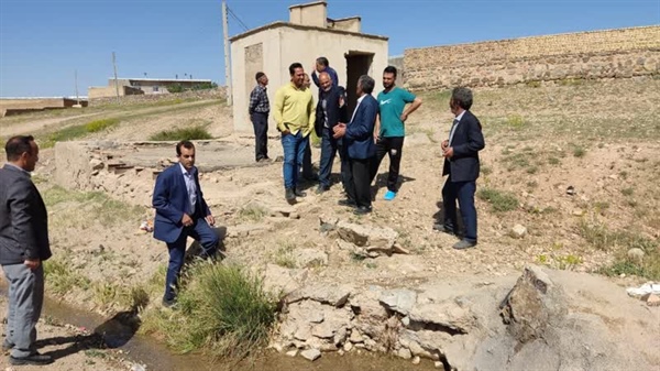 بازدید بخشدار مرکزی از روستای قره سعید