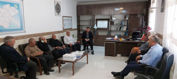 دیدار شورای اسلامی ،روحانیت و معتمدین روستای سعیدآباد با سرپرست بخشداری مرکزی