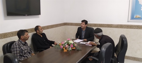 دیدار اعضای شورای اسلامی اغلبیک سفلی با بخشدار مرکزی شهرستان ایجرود مورخ۱۴۰۱/۰۵/۲۳