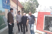 بازدید بخشدار بخش مرکزی جناب آقای مهندس اسکندری وکارشناس فنی از...
