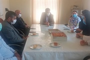 به مناسبت روز پزشک حضور ودیدار جناب آقای مهندس اسکندری بخشدار...