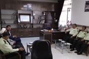 ﻿دیدار جناب سرهنگ معصومی راد فرمانده محترم نیروی انتظامی شهرستان...