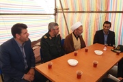 حضور وبازدیدآقای مهندس اسکندری بخشدار مرکزی شهرستان ایجرود از موکب...