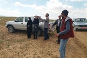 بازدیدکارشناس فنی( مهندس فرجی) به همراه کارشناسان منابع طبیعی،محیط...