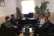 جلسه بخشدار مرکزی جناب آقای اسکندری در معیت رئیس دفتر نماینده...