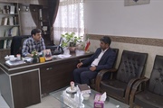 جلسه بخشدار مرکزی جناب آقای اسکندری با مدیر محترم ثبت اسناد در...