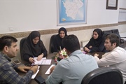 جلسه بخشدار مرکزی جناب آقای مهندس اسکندری با همکاران فنی،مالی...