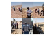 بازدید بخشدار بخش مرکزی جناب آقای مهندس اسکندری وکارشناس فنی(...