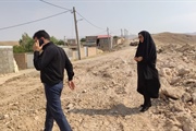 بازدید بخشدار بخش مرکزی جناب آقای مهندس اسکندری وکارشناس فنی( خانم...