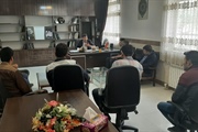 جلسه بخشدار مرکزی جناب آقای مهندس اسکندری با شورای اسلامی وجمعی از...