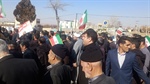 حضور بخشدار مرکزی جناب آقای مهندس اسکندری وکارکنان ودهیاران روستاهای بخش مرکزی در راهپیمایی ۲۲ بهمن در شهرستان