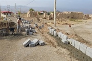 اتمام پروژه جدولگذاری روستای حاجی قشلاق