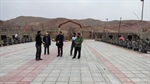آماده سازی مزار شهدای روستای خوئین برای تشییع و به خاک سپاری شهید گمنام