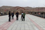 آماده سازی مزار شهدای روستای خوئین برای تشییع و به خاک سپاری شهید...