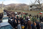 تشییع باشکوه شهید گمنام ‌در روستای خوئین ‌ایجرود