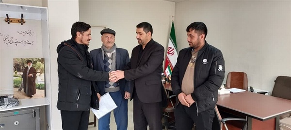 ابلاغ و اعطا حکم دهیار روستای دایدار علیا