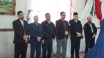 نواختن زنگ انقلاب در دبیرستان دخترانه فضه شهر حلب