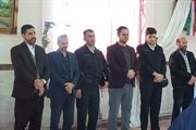 نواختن زنگ انقلاب در دبیرستان دخترانه فضه شهر حلب