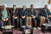 دیدار مسئولین شهرستان ایجرود با خانواده محترم شهید والامقام موسی نظری
