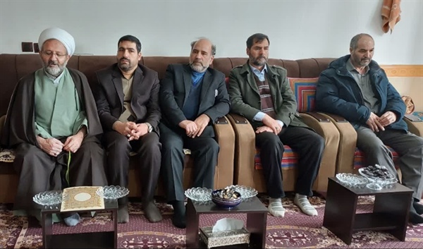 دیدار مسئولین شهرستان ایجرود با خانواده محترم شهید والامقام موسی نظری