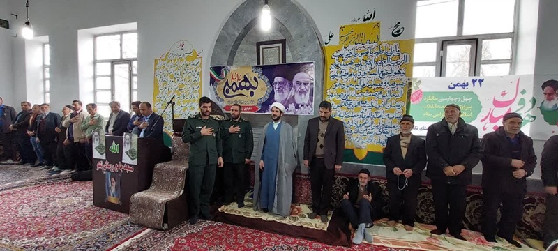 برگزاری پرشکوه مراسم جشن چهل چهارمين سالگرد پیروزی انقلاب اسلامی، در مسجد جامع روستای نکتو