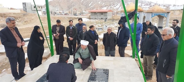 مراسم غبار رویی مزار شهدای شهر حلب، دهه فجر 1402