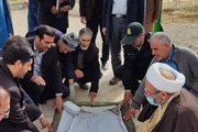 غرس نهال توسط فرماندار محترم و امام جمعه معزز شهرستان ایجرود و...