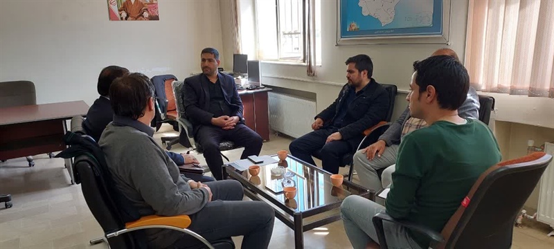 جلسه بررسی پروژه خطوط انتقال آب طرح آبرسانی
