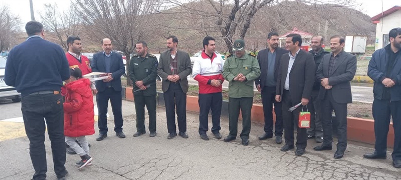 مراسم استقبال از مسافران نوروزی در سال جدید