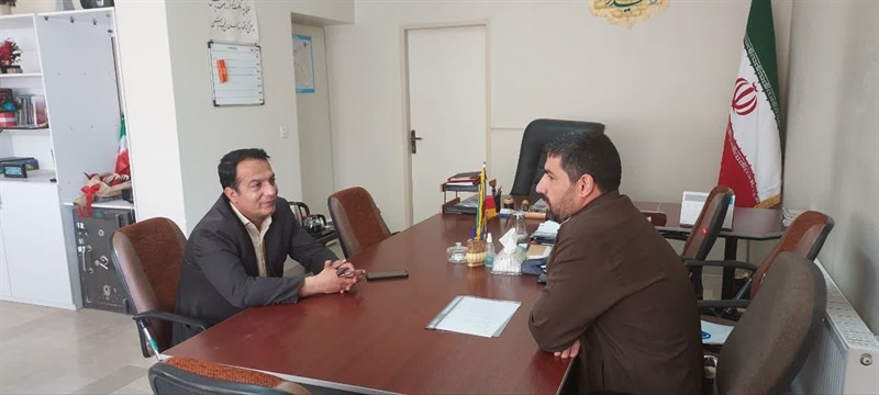 جلسه هم اندیشی در راستای تسهیل خدمات رسانی به اهالی محترم بخش حلب