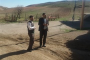 بازدید میدانی بخشدار محترم بخش حلب از روستای قندی بلاغ