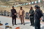 حضور فرماندار محترم شهرستان ایجرود و بخشدار محترم حلب، در جمع...