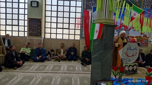 یادواره شهدا گرانقدر شهرستان ایجرود و شهدای روستای خوئین با حضور،،فرماندار محترم  امام جمعه محترم شهرستان ایجرود مدیرکل امور روستایی استانداری زنجان، بخشداران محترم حلب و ایجرود و مسئولین محترم استان