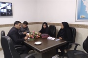 تشکیل جلسه جناب آقای عبدی و آقای اسکندری بخشدار محترم مرکزی ایجرود...