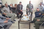 بازدید مشترک به همراه ادارات شهرستان در خصوص برداشت و کشت غیرمجاز
