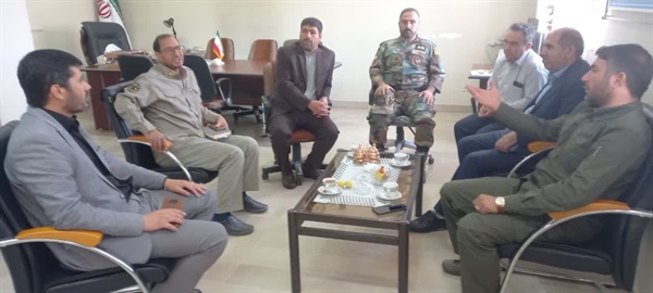 بازدید مشترک به همراه ادارات شهرستان در خصوص برداشت و کشت غیرمجاز