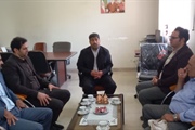 ملاقات رئیس پست بانک شعبه دارالقرآن استان زنجان به همراه معاون...
