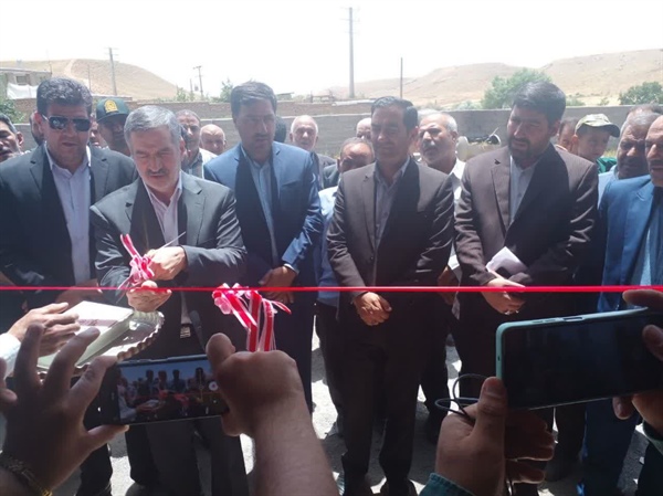 افتتاح پروژه  کارگاه یونولیت روستای چسب