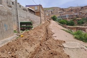 تعویض سراسری لوله های آب شرب روستای قلقاتی
