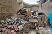 اجرای سنگفرش و پیور روستای خوئین