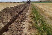 لوله گذاری آب شرب روستای نجم الشیخان با خود یاری اهای روستا نجم...