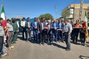 افتتاح پروژه آسفالت ریزی معابر روستای صائین بخش حلب شهرستان ایجرود...