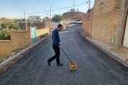 تحویل موقت پروژه ی آسفالت ریزی معابر عمومی روستای سفید کمر بخش حلب...