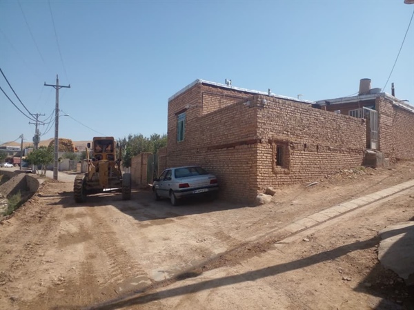 بازدید از اجرای پروژه ی زیر سازی روستای چسب