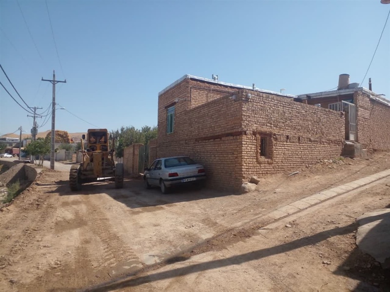 بازدید از اجرای پروژه ی زیر سازی روستای چسب